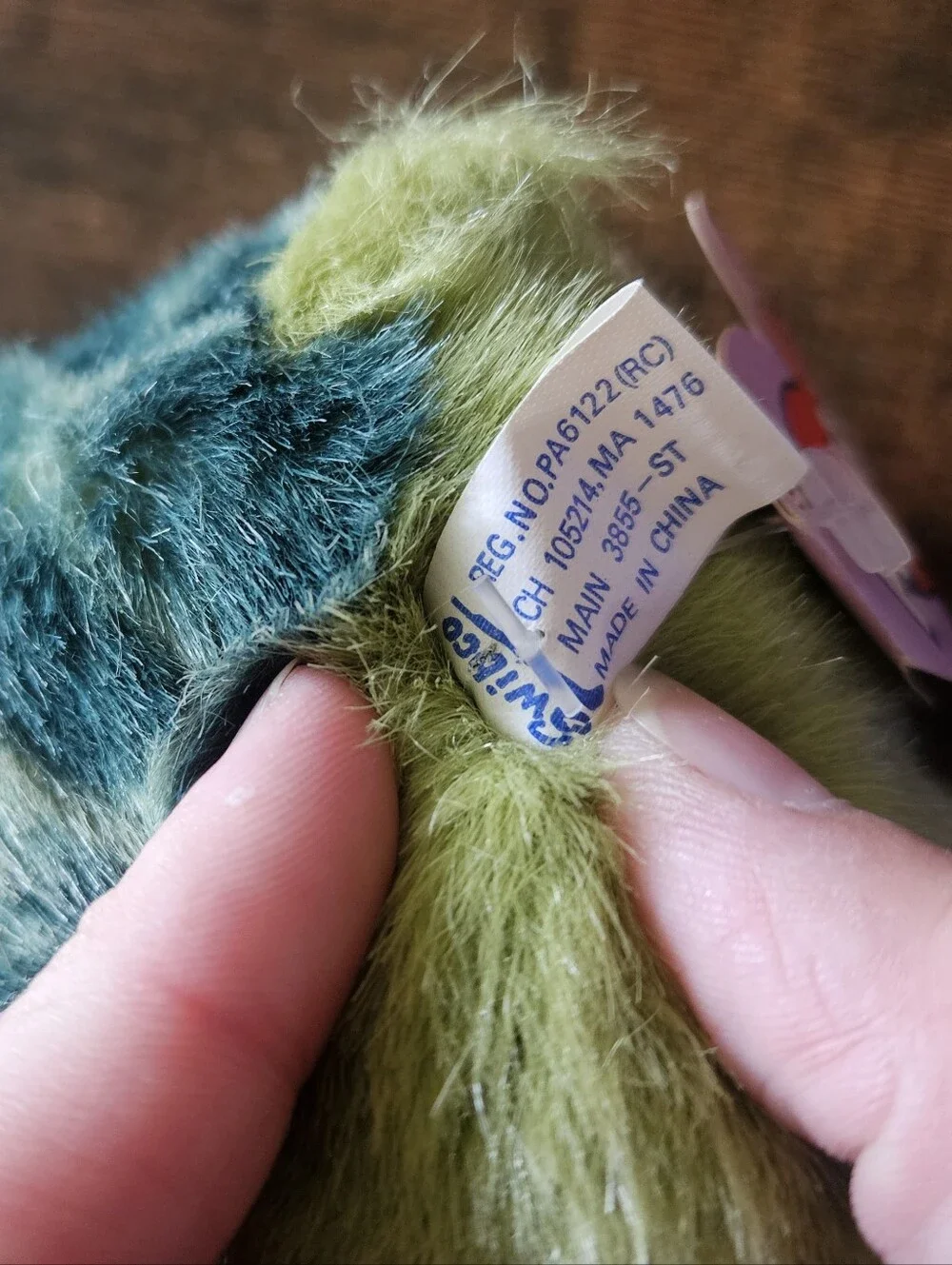 Vintage 1994 Puffkins Turtle Plush Toy